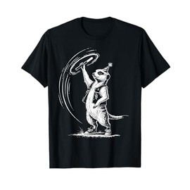 Meerkat Rave Glowstick Swirling T-Shirt