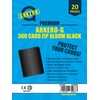 Arkero-G 18-Pocket Premium Zip Binder, Black/Black, 360 Cards Album/Zip Portfolio,