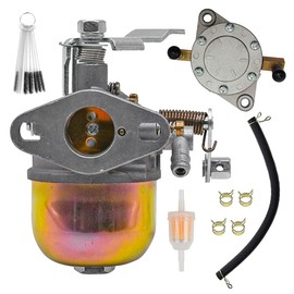 Cylinman Carburetor Fit for EZGO Golf Cart Marathon 2 Cycle 1989-1993 Carburetor 23932-G1, 21740-G1, 17563, 17564 With Fuel Pump