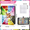 Hlisippa 4 Pocket Card Binder, 400 Pockets Trading Card Binder,