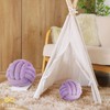 Sioloc Soft Knot Ball Pillows,Round Throw Pillow Cushion Home Decoration
