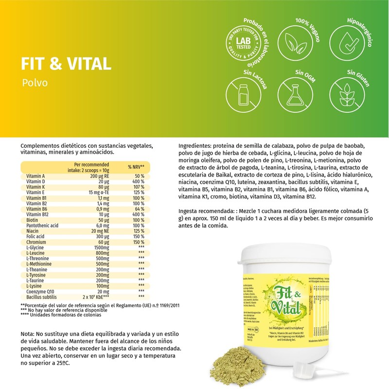 Fit & Vital 300 g for more energy in everyday