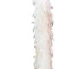 Guirca 16343 Günstige Boa aus echter Feder, 180 cm, Weiß, Taglia unica