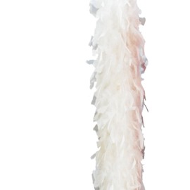 Guirca 16343 Günstige Boa aus echter Feder, 180 cm, Weiß, Taglia unica