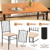 Tangkula Dining Table Set for 4, Dining Room Table Set