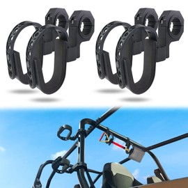 StarknightMT UTV Gun Holder 2 Sets - Roll Bar Gun Tool Racks Fits 1", 1.5",1.75", and 2" Roll Bar, Compatible with Polaris RZR Ranger Can-Am Kawasaki Snowmobile Golf Cart