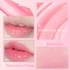BINGBRUSH 3 Pcs Crystal Flower Jelly Color Changing Lipstick,Long Lasting