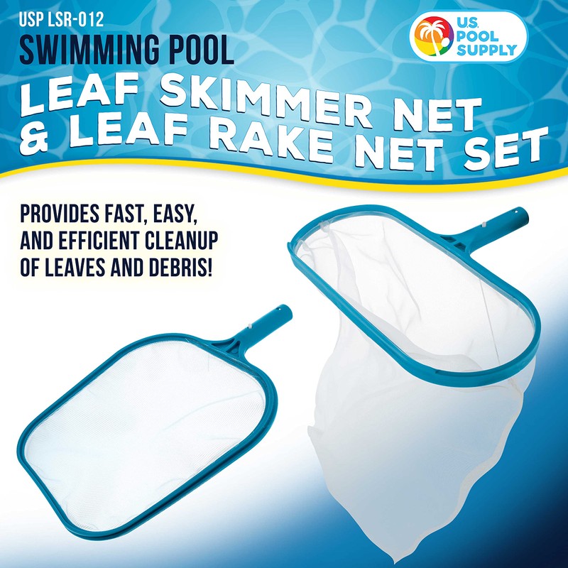 U.S. Pool Supply Professional Swimming Pool Leaf Skimmer Net and