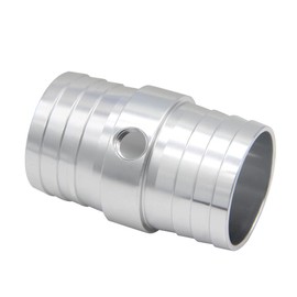 JoyTube - Adaptador de manguera de radiador de 1-1/4 pulgadas con puerto NPT de 1/8 pulgadas, acoplador de empalme, intercambiador de enfriador, calentador de reparación, conector de manguera de reparación de líquido de agua, aire aluminio