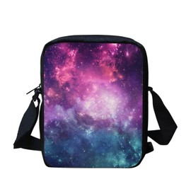 Kuiaobaty Galaxy Cross Body Bag for Daily Use Women Small Shoulder Bag Handbags Multifunctional Cellphone Bag Zipper Anti Theft