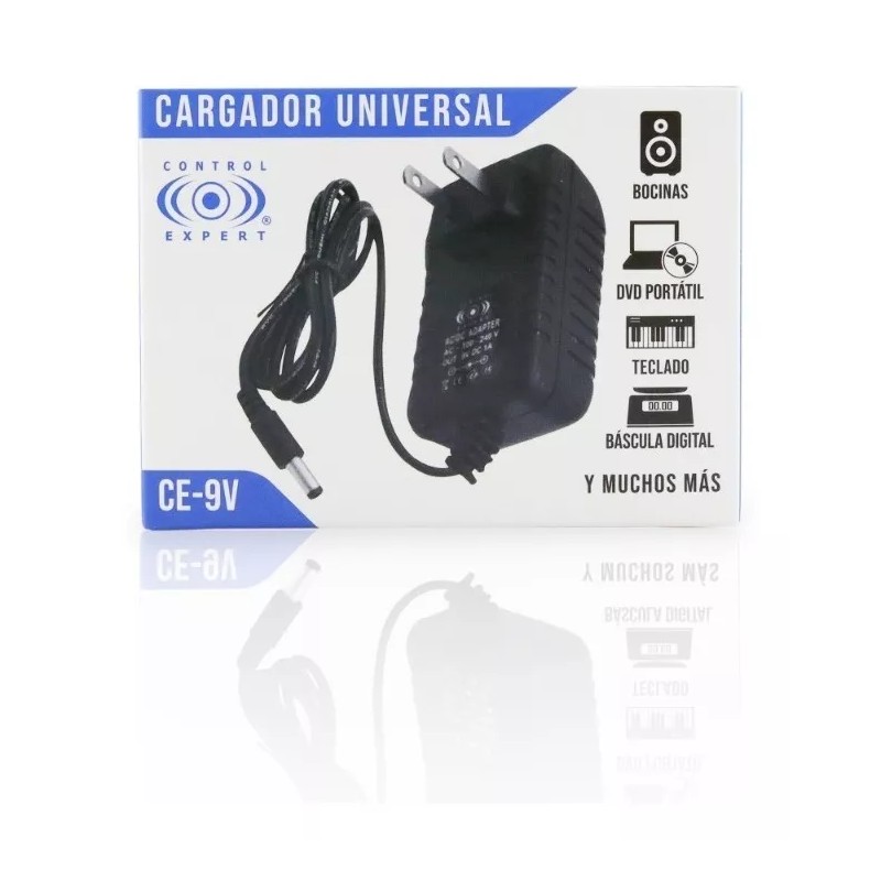Control Expert Eliminador Corriente Adaptador 9v 1 Amp Bocinas Ce-9v