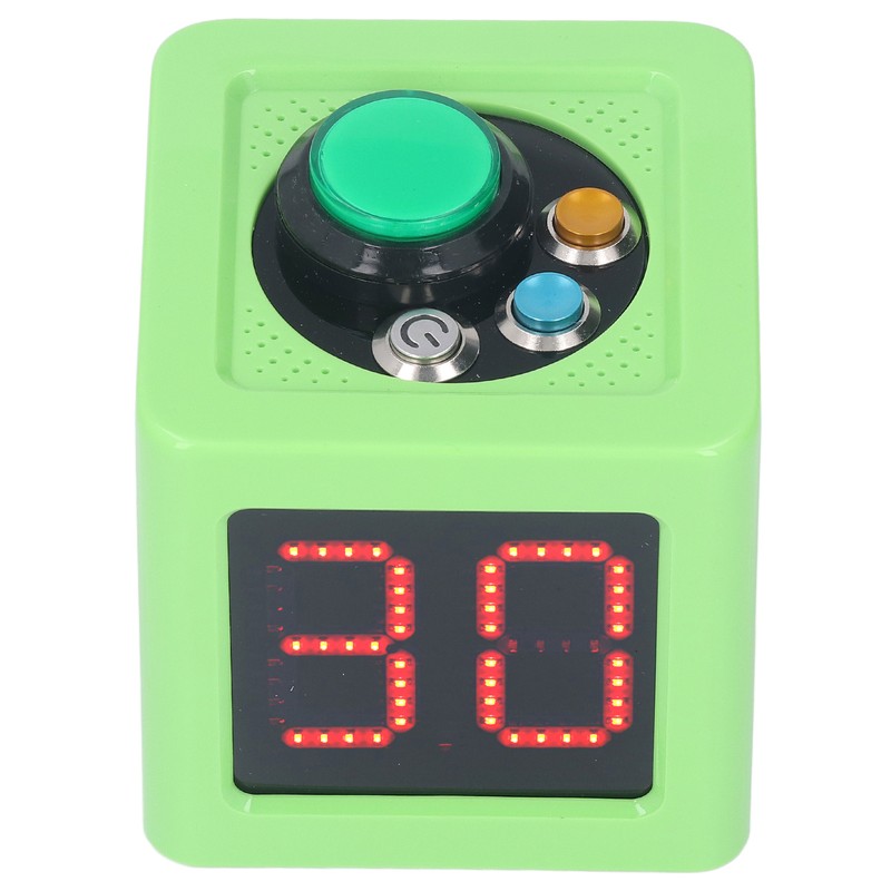 Cube Timer 1.4in 4 Sided Digital Shot Countdown Stopwatch for