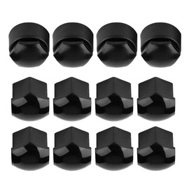 Tapas de tuercas de rueda 17 mm, 20 piezas 17 mm Tuerca Rueda de coche Cubo automático Protección de tornillos Tapa antirrobo con juego de herramientas de extracción Negro para