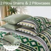 Dinjoy Comforter Set Queen Size Boho,7 Pieces Bed in a