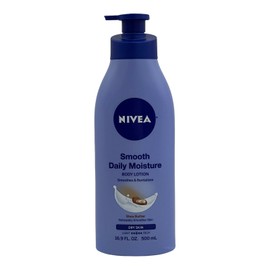NIVEA 2 Pack Nivea Smooth Daily Moisture Body Lotion for Dry Skin Shea Butter 16.9 oz