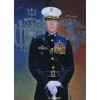 USNA Print signed by Col John Ripley (Navy Cross), USNA