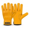 WESTWOOD FOX Leather Gardening Gloves for Men Women,Tough Leather Safety