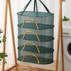 4 Layer Herb Drying Rack with U Shaped Zipper Dark