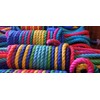 Rainbow Bamboo Rope | 40 Foot Long Soft Braided Craft