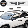 Mengjiesi Side Window Visor 6 Piece Set for Toyota RAV4