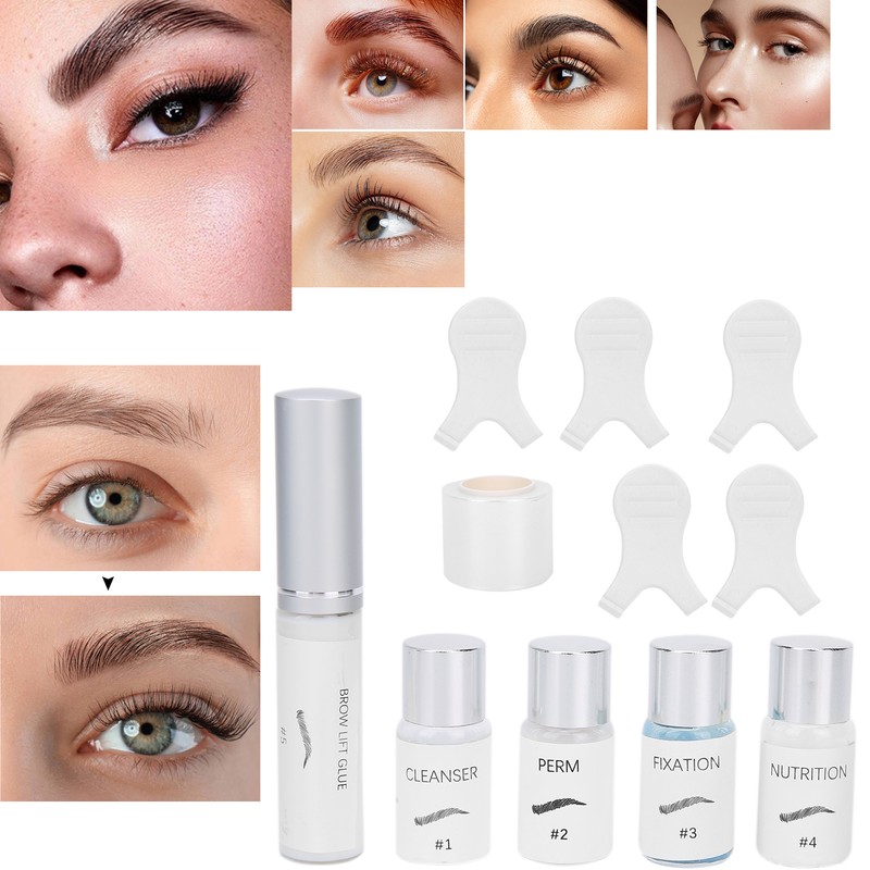 Professional DIY Eyebrows Styling Kit Mild Eyebrow Perming Tool Set