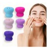 Cepillo Exfoliante Facial Silicona Puntos Negros Colores