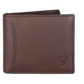 WildHorn Brown Leather Wallet for Men I 9 Card Slots I 2 Currency & Secret Compartments I 1 Zipper & 3 ID Card Slots