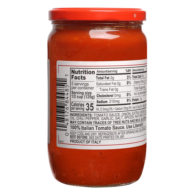 Mantova Arrabbiata Pasta Sauce | Tomato Sauce Made with Fresh