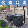 4 Sets 3 Layers HVAC Copper Pipe Insulation Cover 72x10.2