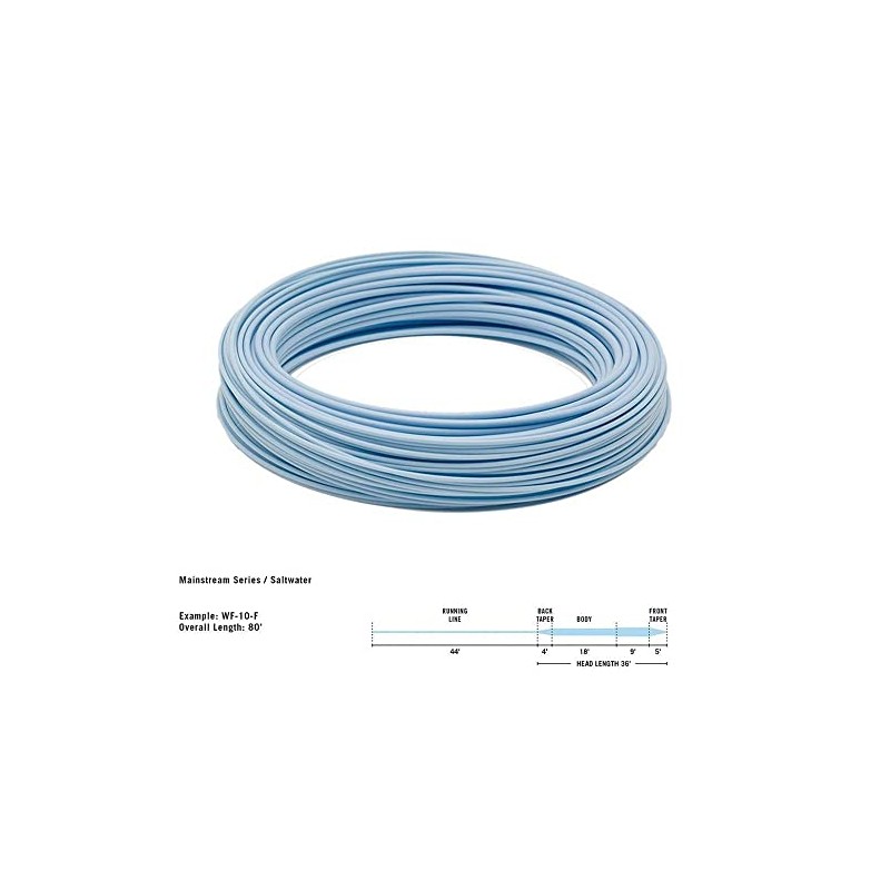 Rio Fly Fishing Mainstream Saltwater, Blue, WF7F