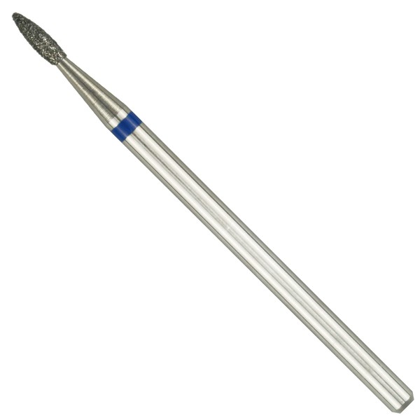 ianblues Nail Drill Flame-Shape Diamond Bit EFile for Nail Techs