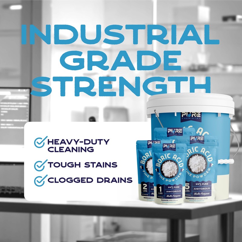 Ecoxall Boric Acid Granular Powder - 2 Pound - 99.9%