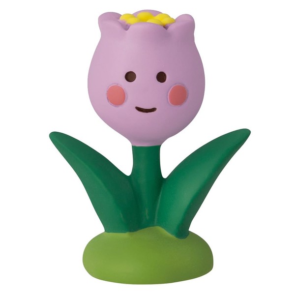 Deco Corporation Concombre ZCB-38929 Tulip-san Purple Size: Approx. W2.8 D1.8