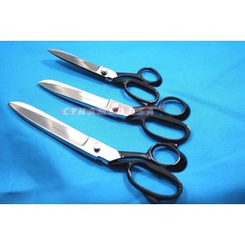 NEW GERMAN STAINLESS TAILOR SCISSORS 12" SEWING DRESSMAKING UPHOLSTERY FABRIC CUTTING TAYLOR SHEAR BLACK COATED RINGS-A+QUALITY LONG LAST