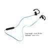 Operitacx Ear Hook Wired Stereo Headphones with Microphone Comfortable Fit