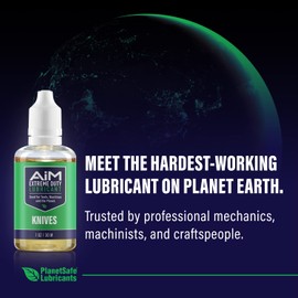 PlanetSafe Knife Lubricant / Oil – Protect You, Your Knives, and The Planet with scientifically-formulated Non-Toxic Nanotechnology.