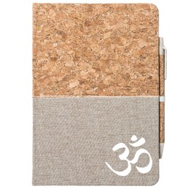 Huuraa Notizbuch Yoga-Om Symbol Geschenk Din A5 80 Blattinkl. Kugelschreiber Yoga-Om Geschenkidee