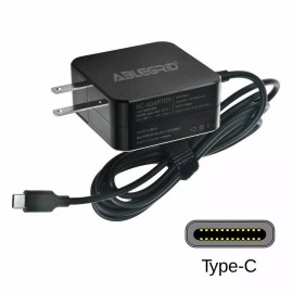 ABLEGRID 65W USB-C Type-C AC Adapter Charger For Lenovo ADLX45ULCK2A Battery Power Supply