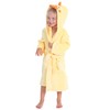 Kids Infant Girls Boys Unisex Hooded Dressing Gown Animal Themed