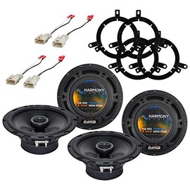 Harmony Audio HA-R65 Bundle Compatible with Toyota Sequoia 2003-2007 HA-728104 Speaker Adapter Harness HA-823412 Adapter Kit Factory Speaker Replacement