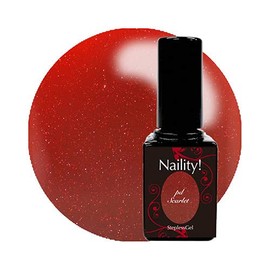 Naility! Stepless Gel 199 Pd Scarlet 0.2 oz (7 g)