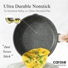 CAROTE 10Inch Nonstick Deep Frying Pan with Lid, 5 Qt
