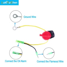 Engine On Off Stop Switch Compatible with Champion Predator Firman Brigs and Straton Hon&Da and Clones GX160 GX200 GX212 GX225 GX240 GX270 GX340 GX390