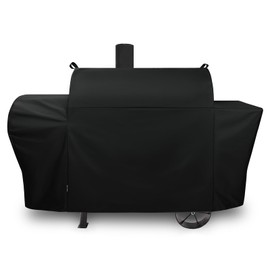 FEVERCOVER Grill Cover for Oklahoma Joe's Longhorn Combo Grill, Heavy Duty Waterproof Oklahoma Joe's Longhorn Combo Charcoal Gas Smoker BBQ Covers
