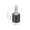 sourcing map 8pcs M4 Vibration and Damper Holder Rubber with