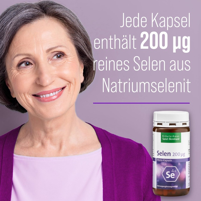 Sanct Bernhard Selenium – 200 mcg – 180 Capsules 1x
