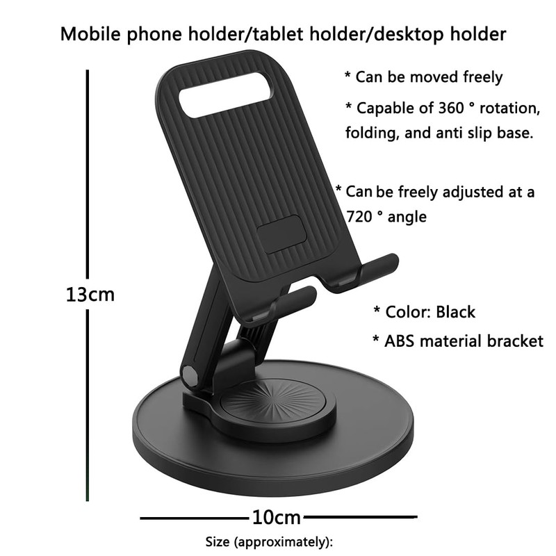 JXBCGAL Tablet Holder, Adjustable, Non-Slip, Foldable and Mobile, Suitable for
