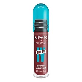 Nyx Professional Makeup Lip Gloss Serum Hidratante Fórmula Brillo Tinta Hidratación 12h Duración Agua Coco Magnesio Vegana 5ml Tono Hydra Honey Nude
