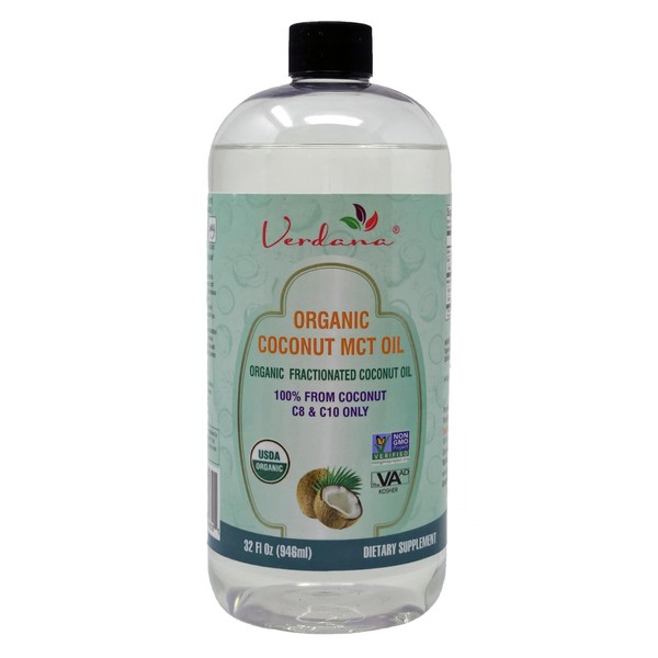 Verdana Verdana USDA Certified Organic Coconut MCT Oil CFractionated Coconut