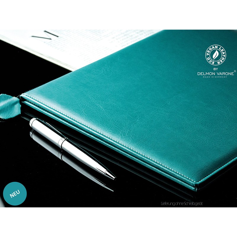 DELMON VARONE Certificate Folder in DIN A4 with Black Cord